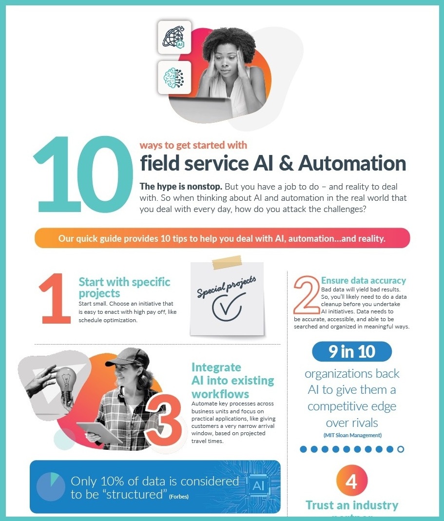 10 Ways to Get Started with Field Service AI Automation ServicePower