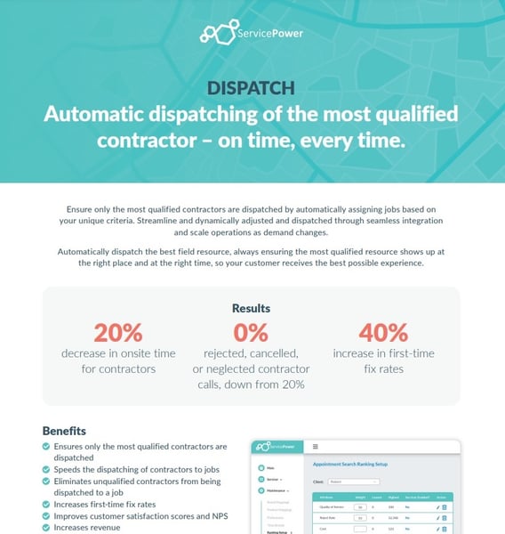 Field Service Dispatch Software | ServicePower
