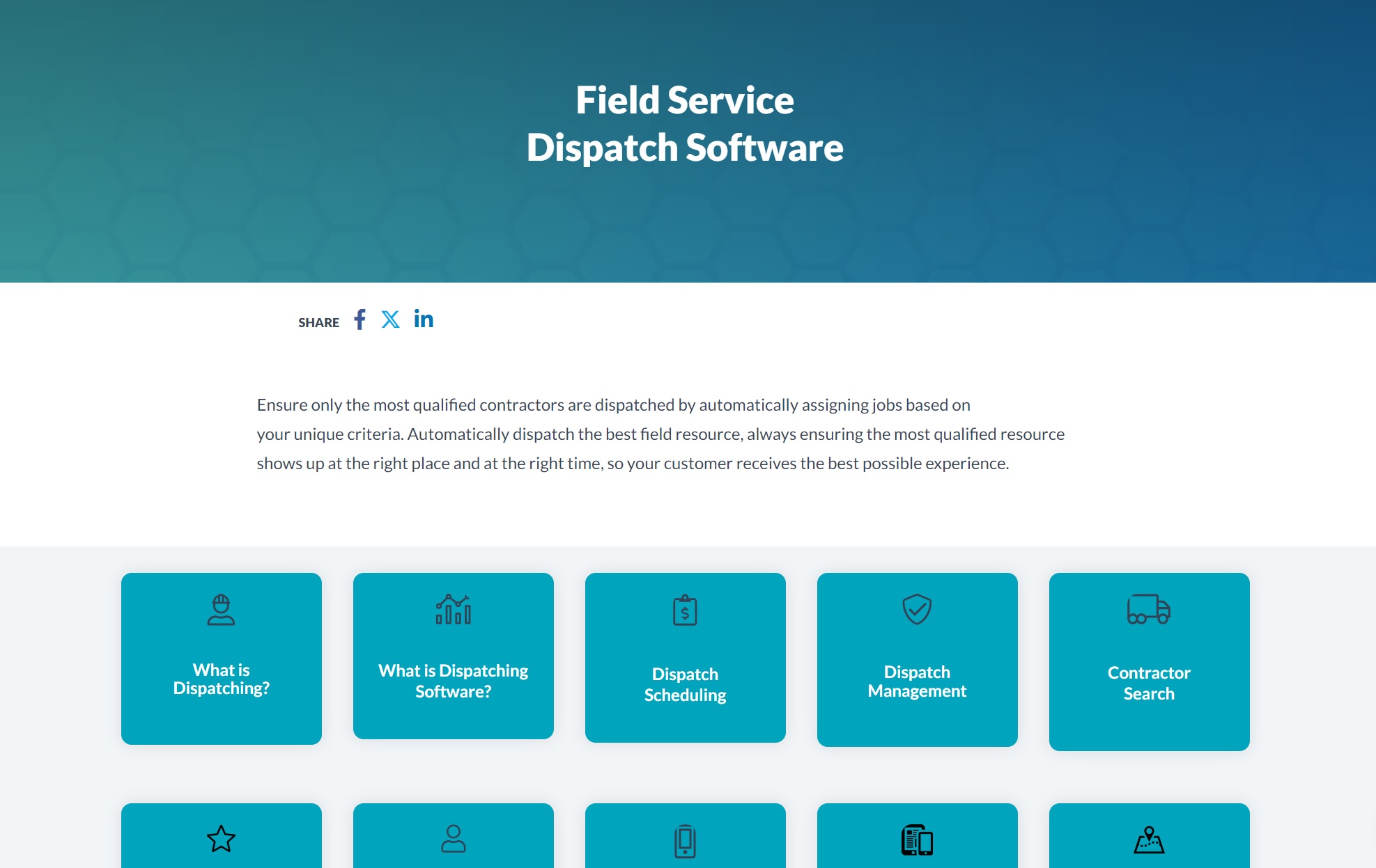 Field Service Dispatching Software