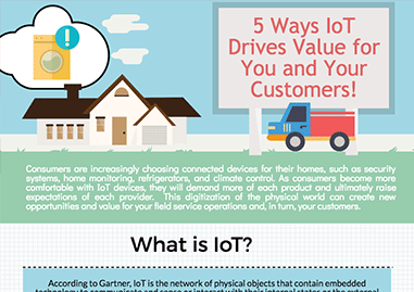 5 Ways IoT Drives Value for You and  Your Customers!