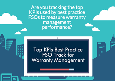 Top KPIs Best Practice FSO Track of Warranty Management