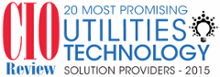 Named to CIO Review's 20 Most Promising Utilities Technology Solution Providers 2015